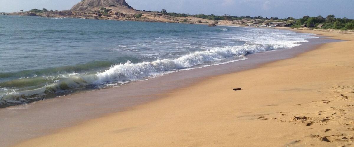 Beach situated within the national park boundaries.
Breakfast spot whilst on safari, adjacent to a Tsunami memorial.