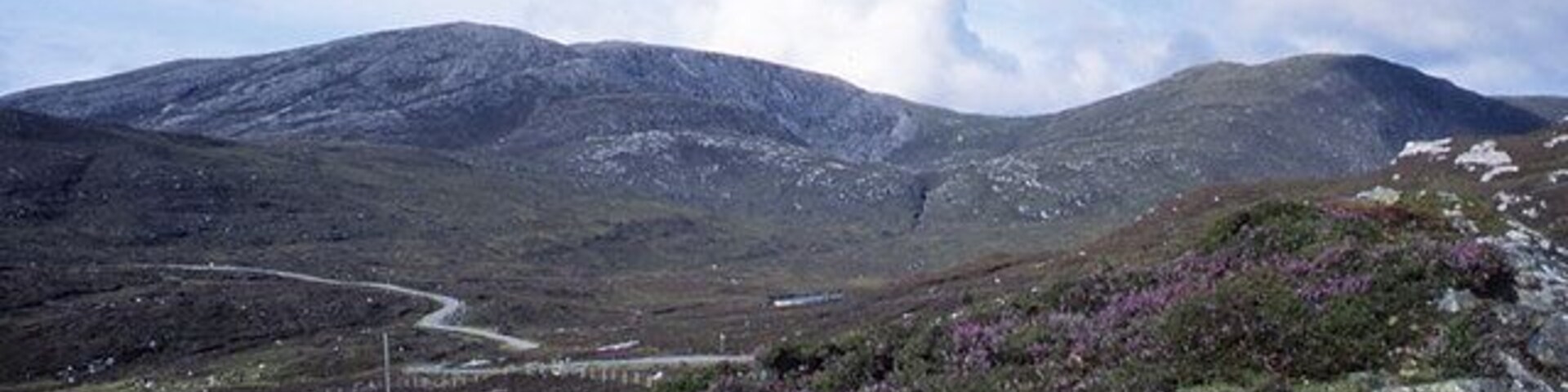 The Golden Road, Harris Looking towards Roineabhal and Bhoiseabhal