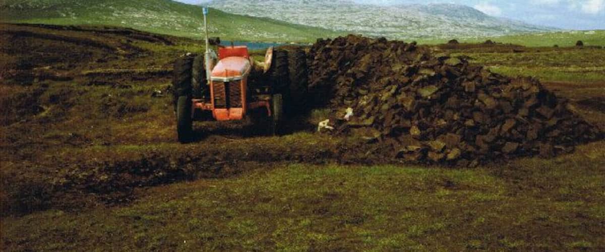 Peat Cuttings. Near Finsbay.