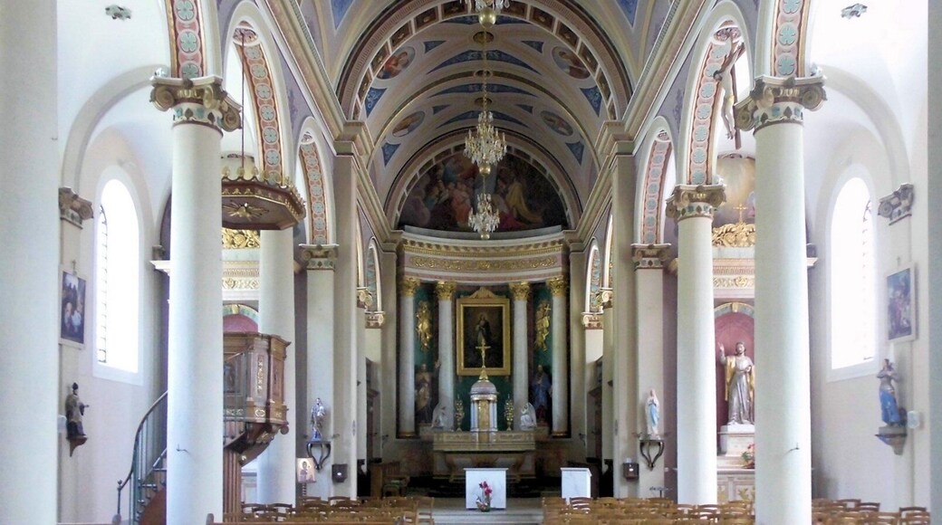 L'intérieur d'église Sainte-Ursanne d'Indevillers