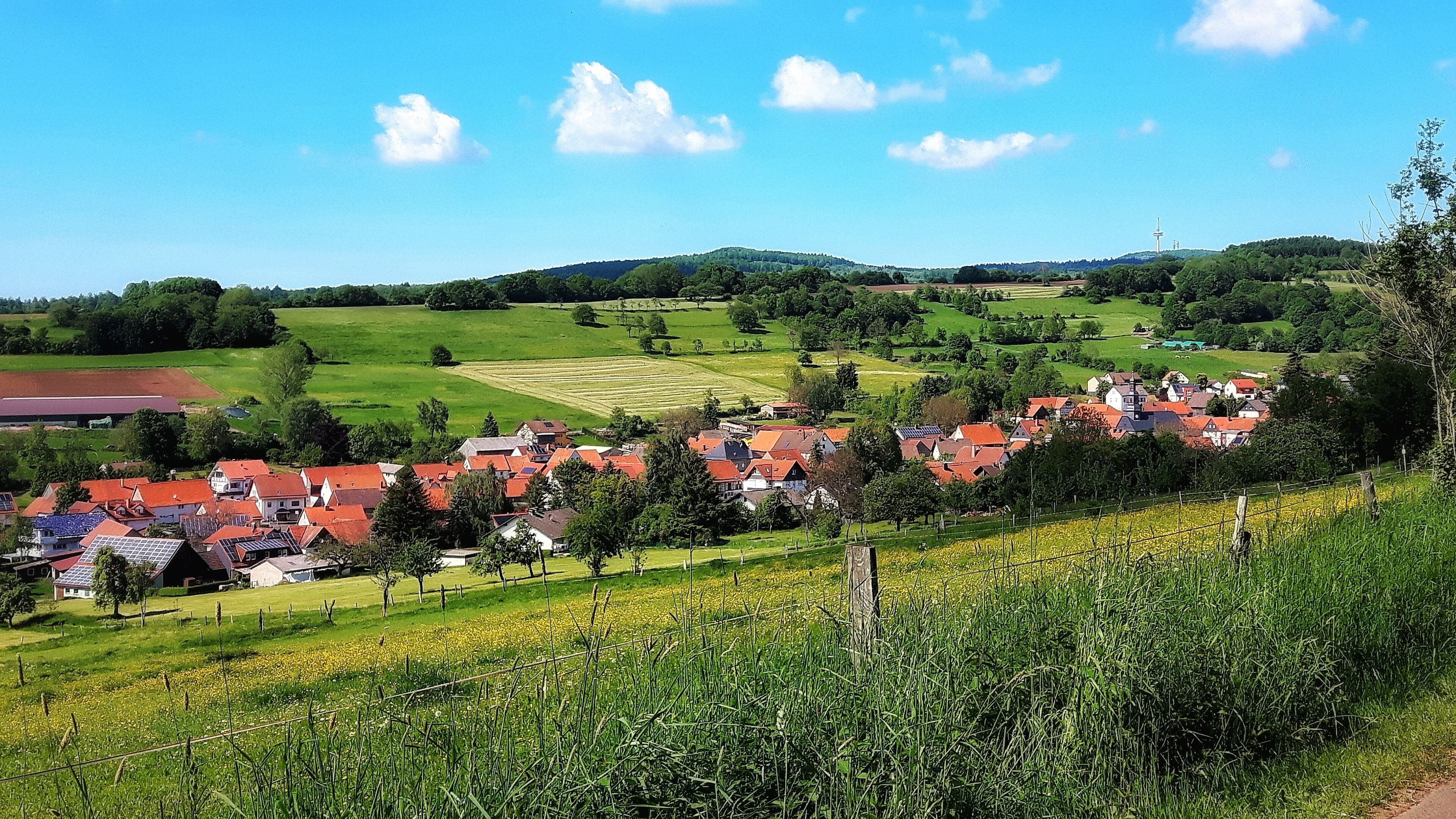 Blick vom Gederner Weg auf Burkhards