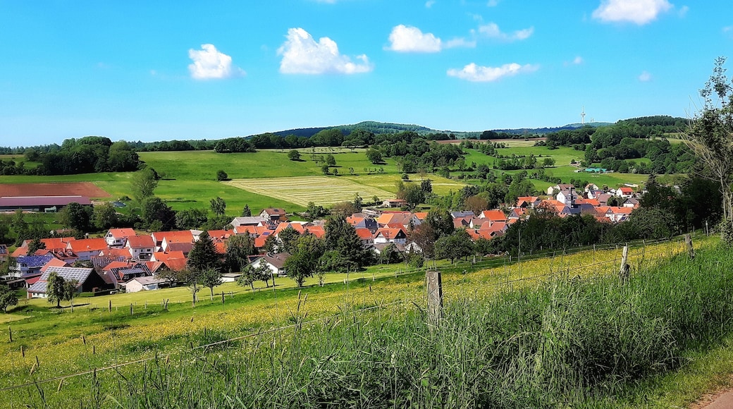 Blick vom Gederner Weg auf Burkhards