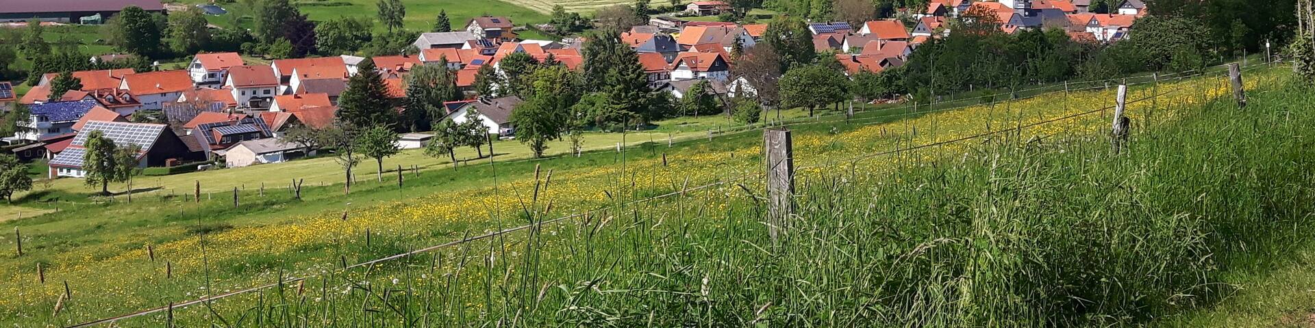Blick auf Burkhards im Niddertal