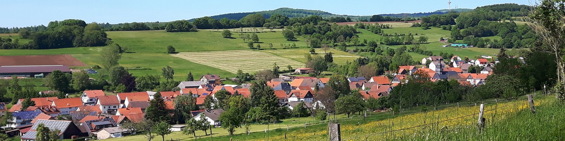 Blick auf Burkhards im Niddertal