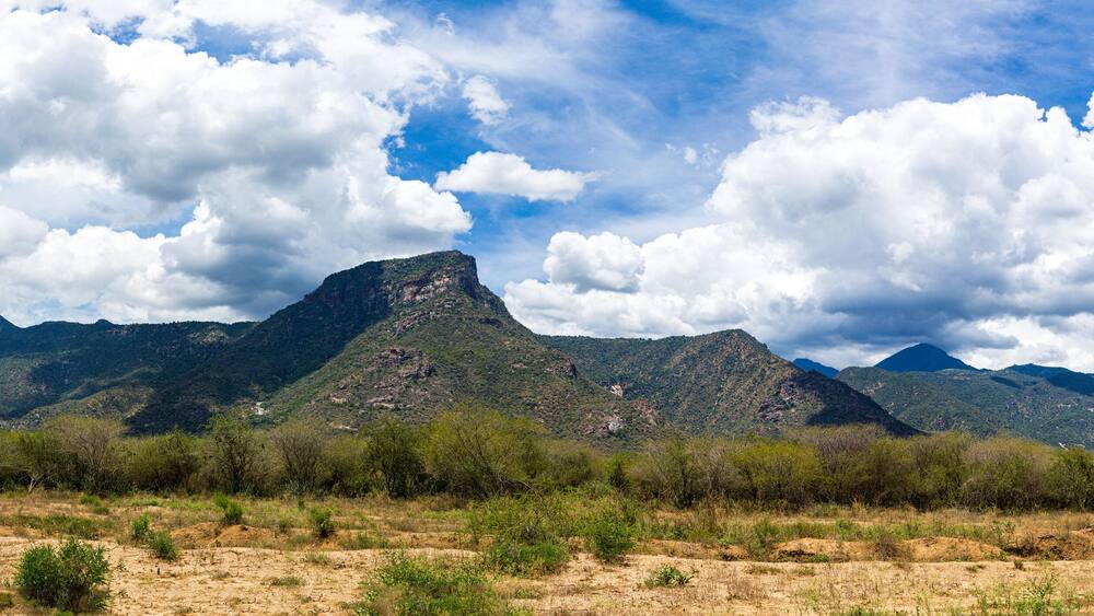West Pokot County Kenya Town Kapenguria Kamatira Forest Mount Melo Mtelo Sekerr Range Landscapes