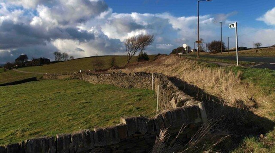 Alongside the A629 Thurgoland Sheffield to Huddersfield Road.