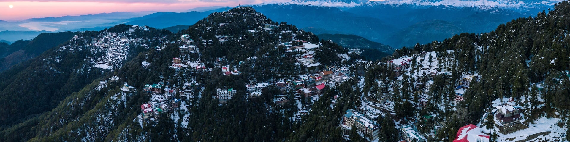 Dalhousie is a high-altitude town spread across 5 hills near the Dhauladhar mountain range in the north Indian state of Himachal Pradesh, India