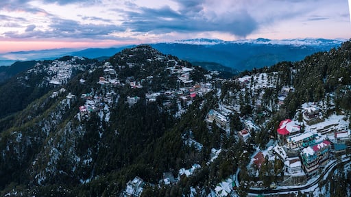 Dalhousie is a high-altitude town spread across 5 hills near the Dhauladhar mountain range in the north Indian state of Himachal Pradesh, India