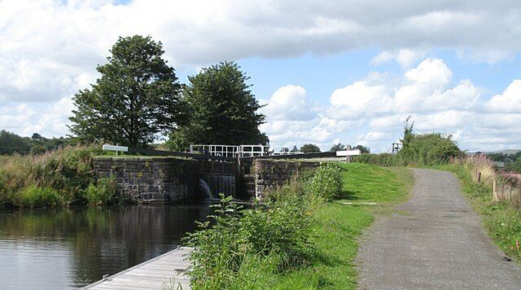Lock 18 Lock near Allandale on the Forth and Clyde Canal.