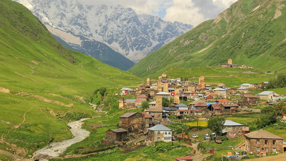 Ushguli (in the Svaneti region in northwestern Georgia) is a community of four villages, and claims to be the highest permanently inhabited settlement in Europe.
Ushguli is inhabited by an ethnic group called the Svans and is characterised by its Svan towers - used as familial living quarters, fortified fortresses of defense, and personal treasuries.
To read more about the places I visited on my 10-day Georgia itinerary by public transport, click on the following link.
https://galloparoundtheglobe.com/a-10-day-georgia-itinerary-by-public-transport/