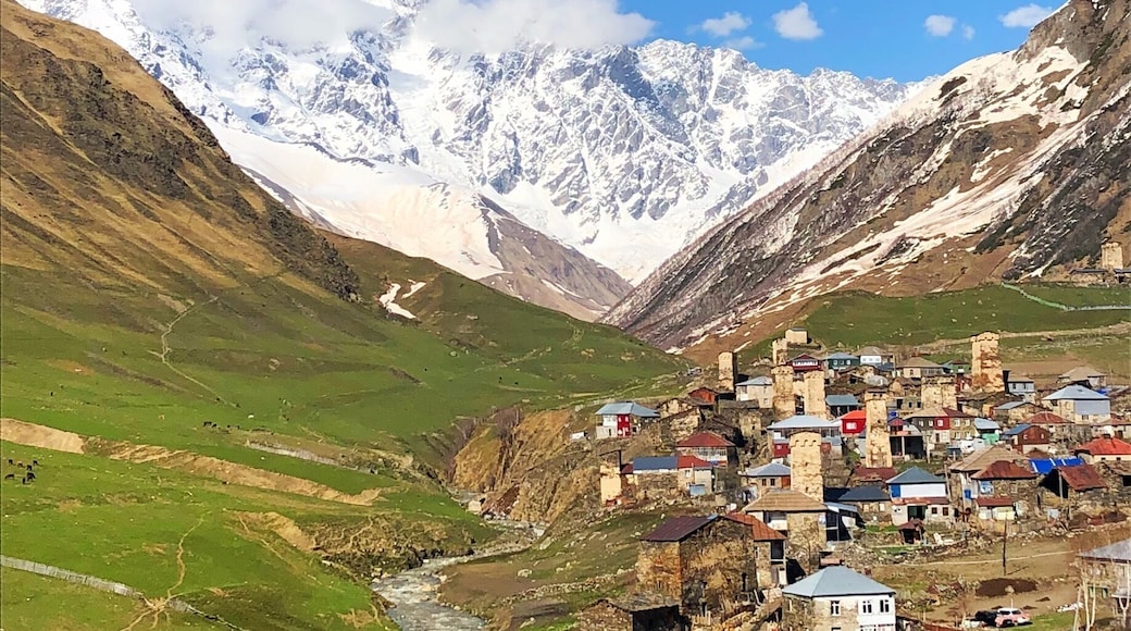 “Atmospheric” is how this place was described to me before we went to Ski there. “As long as you don’t mind getting some cow shit on your ski boots” was the rest of the description we received. The roads through town were 4x4 and wild horses groomed the grassy slopes below the 16,000 ft peaks above. This place seems preserved, culturally and naturally. A gem of a mountain village hidden deep inside the county of Gorgia, a place I plan to return to asap.