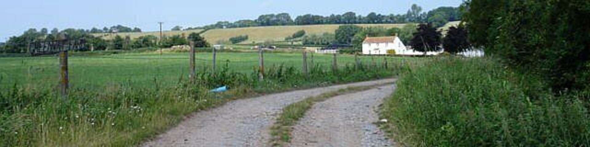 Greenway Farm, Greinton. To the west of the village, nestling at the foot of the Polden Hills.