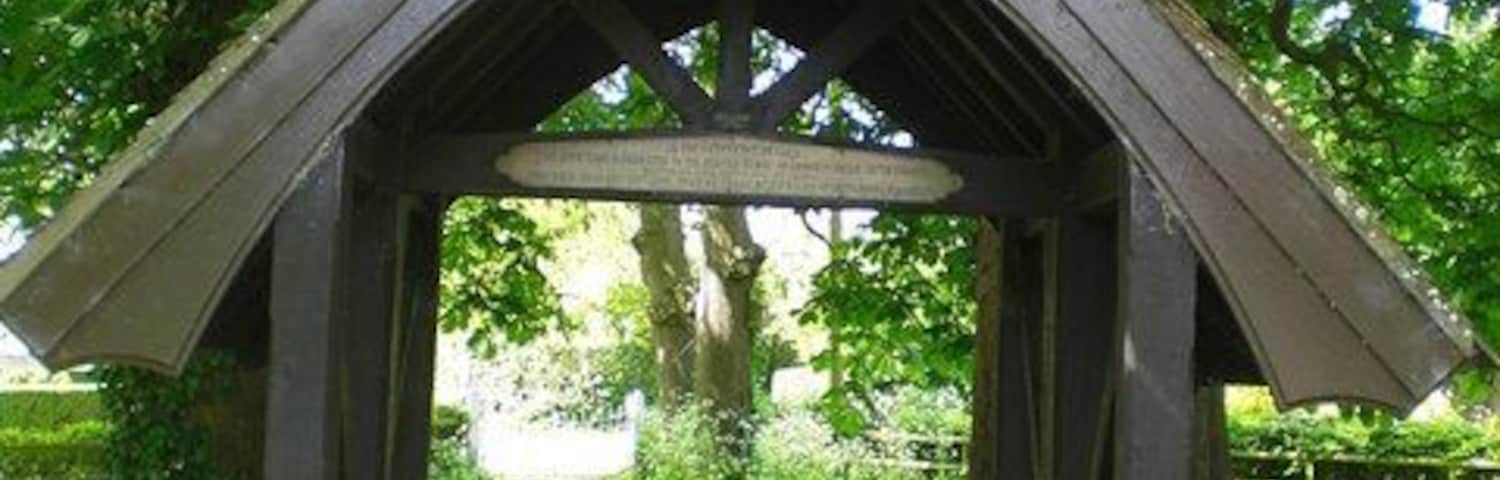 Lych gate Kingston Seymour parish church