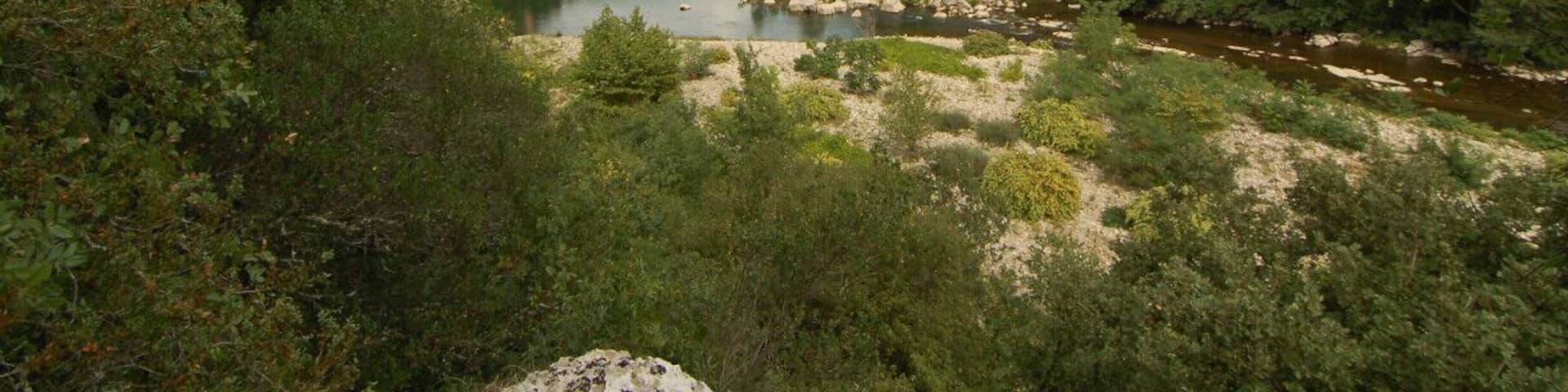 Hiking in the Cévennes, get some exercise while checking out some awesome views. #France #LesCevennes #Cevennes #LesVans #hiking #rockclimbing #Europe http://www.acooknotmad.com/2011/09/no-plans-in-les-vans-part-1.html #roadtrip #TakeAHike