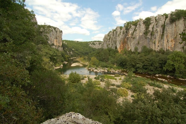 Hiking in the Cévennes, get some exercise while checking out some awesome views. #France #LesCevennes #Cevennes #LesVans #hiking #rockclimbing #Europe http://www.acooknotmad.com/2011/09/no-plans-in-les-vans-part-1.html #roadtrip #TakeAHike