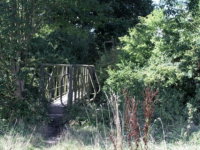 Footbridge on footpath 1450. West of Slinfold Mill.