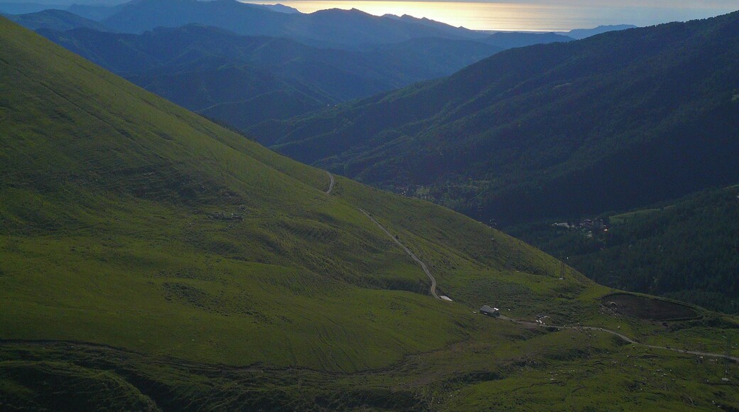 The Mediterranean from Triora Ski Station