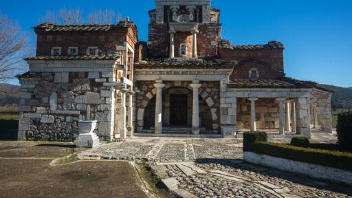 Church at Ancient Mantineia, Arcadia, Peloponnese, Greece