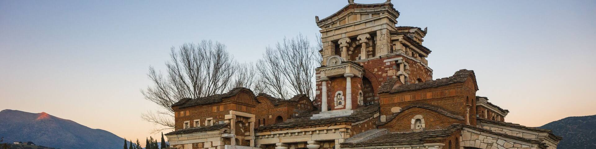 Church at Ancient Mantineia, Arcadia, Peloponnese, Greece