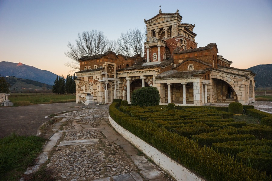 Church at Ancient Mantineia, Arcadia, Peloponnese, Greece