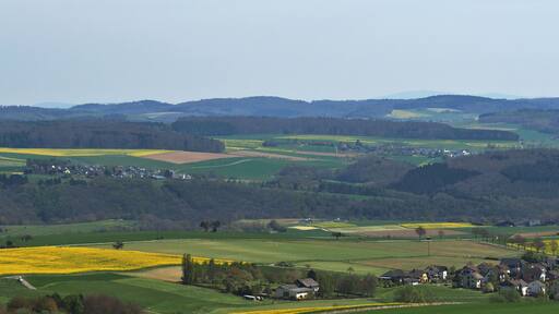 View from Heisebäumchen viewpoint towards the East