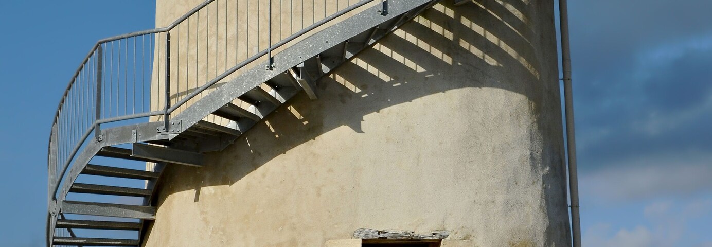 Tower-mill of the Perdrigeau (18th century), Bors-de-Montmoreau, Charente, France.