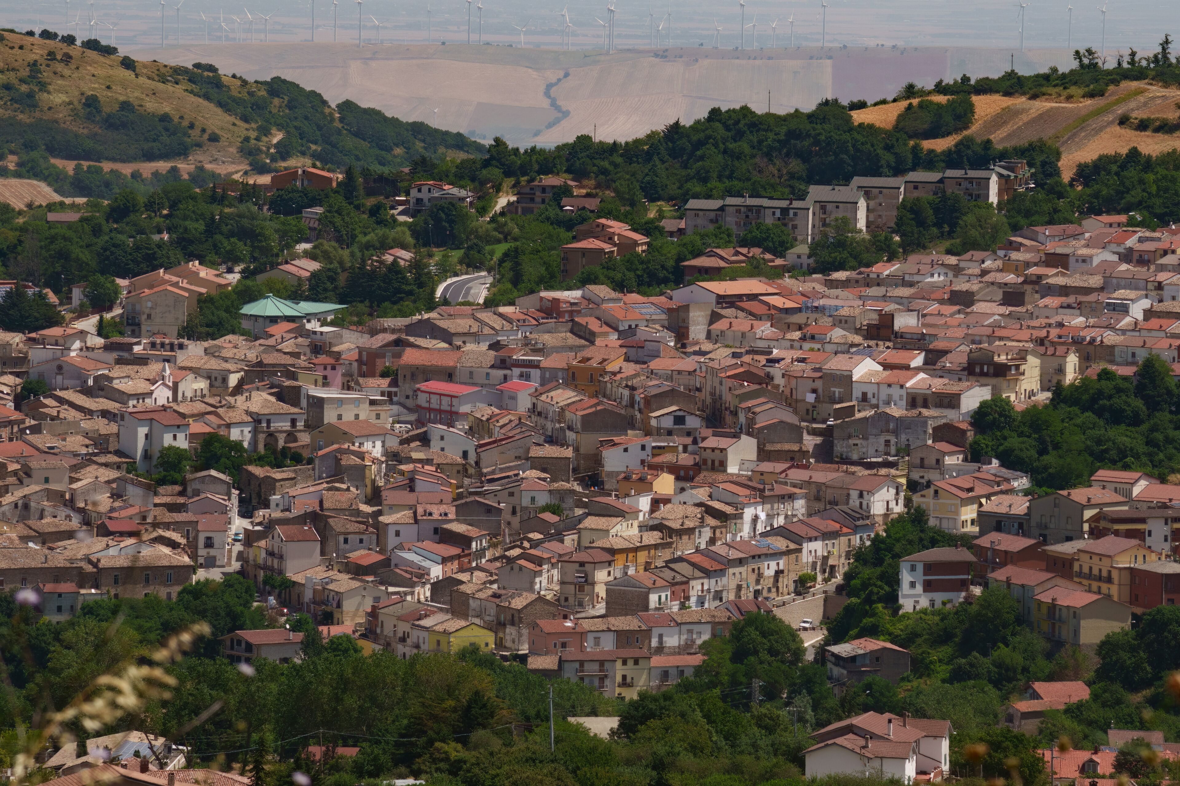 Orsara di Puglia, old town in Apulia, Italy