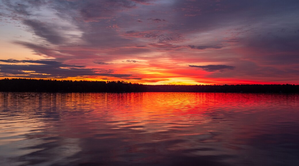Maine Lake Sunset