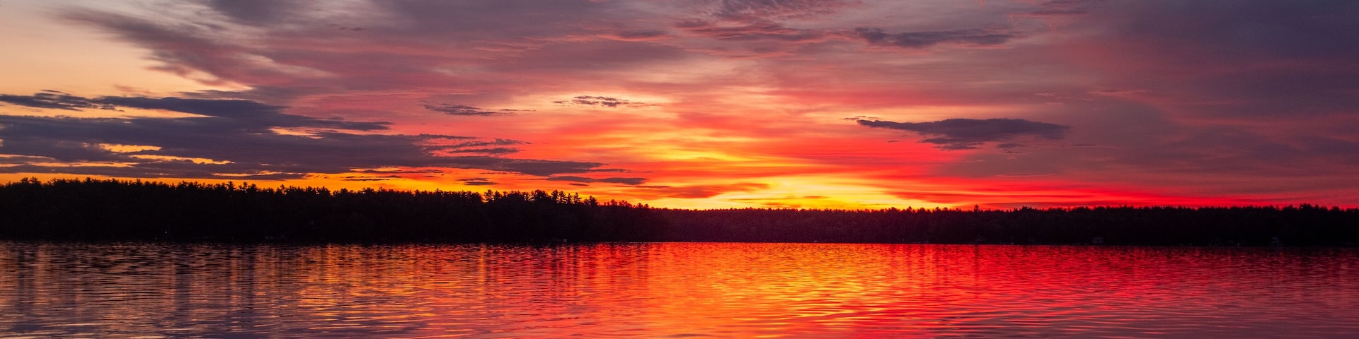Maine Lake Sunset