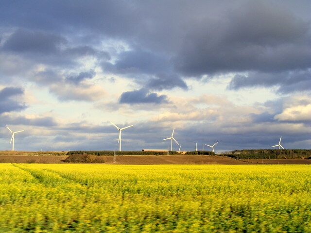 Windfarm at Rettie Farm