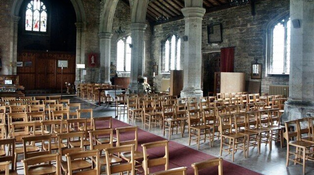 Interior of St Lawrence, Bardney The view to the west end of the nave.