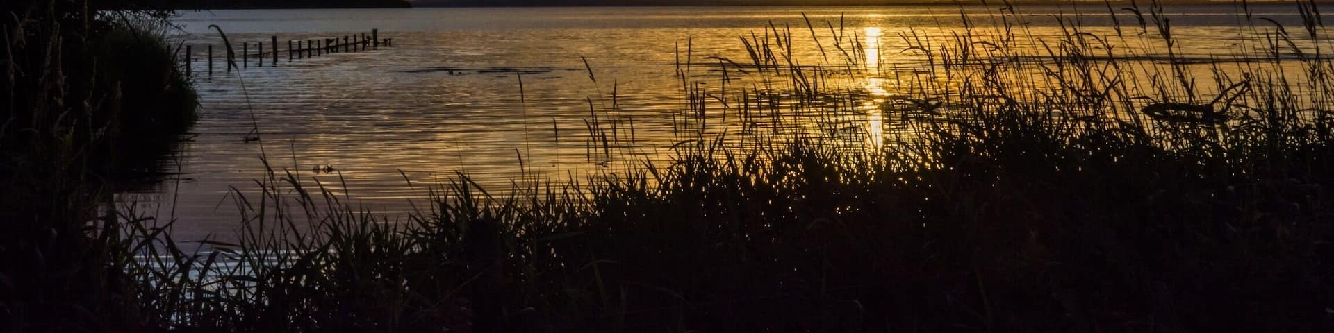 September sunset on lough Neagh