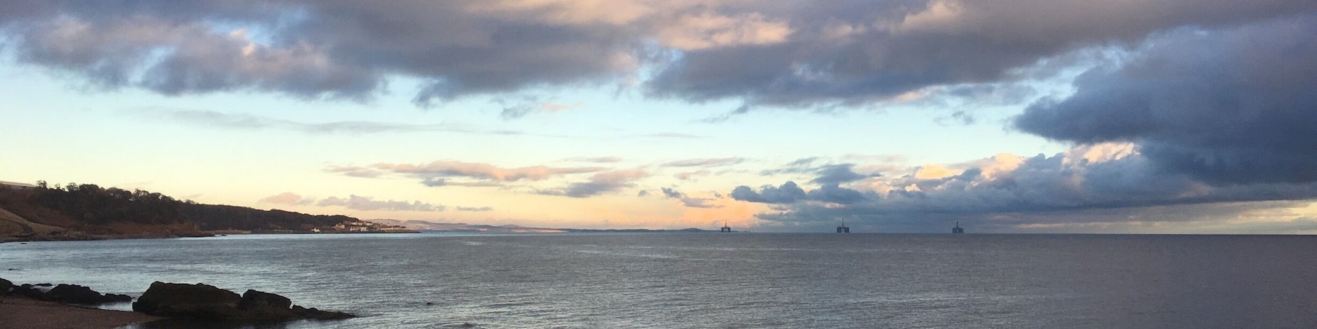 A beautiful section of The Fife Coastal Path, this was taken between Kirkcaldy and West Wemyss, and Dysart is where they film some of Outlander at