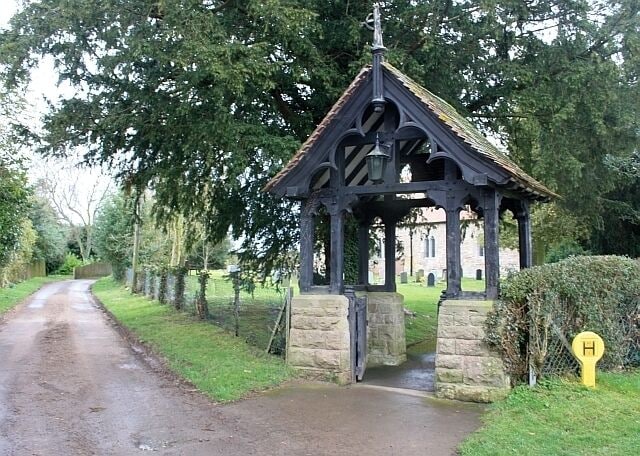 Ullingswick Lychgate. The lychgate is the parish war memorial. 1199274