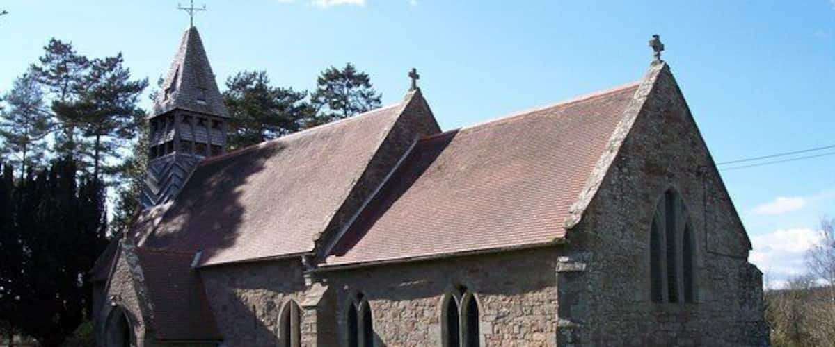 Ullingswick Church. Dedicated to St Luke.