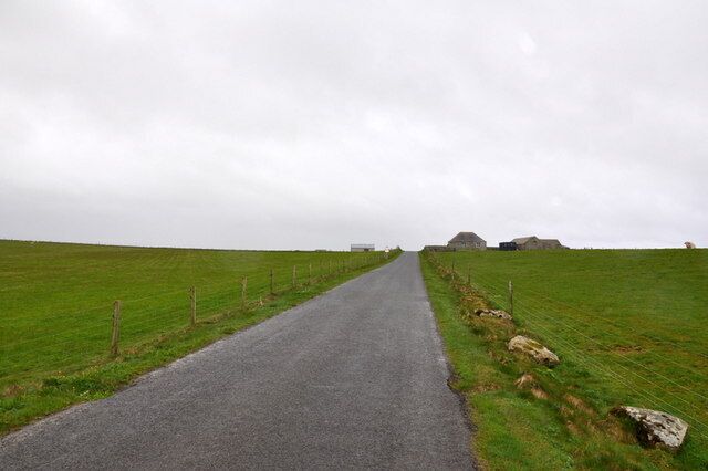 The B9056 to the South