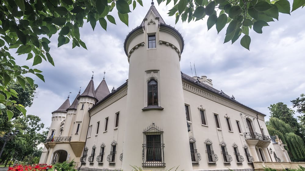 Karolyi castle in Carei town, Romania