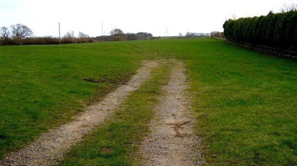 Farmland, Vale of Glamorgan View of farmland near Wyndham Park.