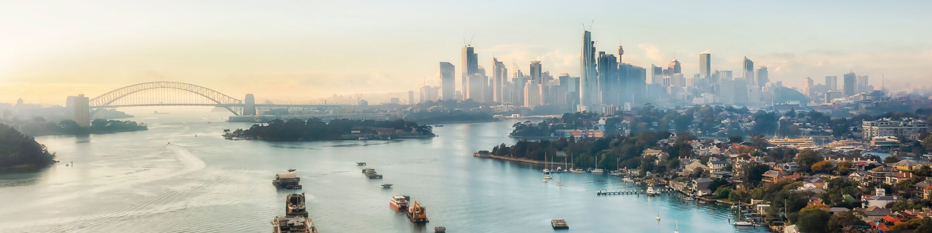 D Syd CBD From Birchgrove Fog