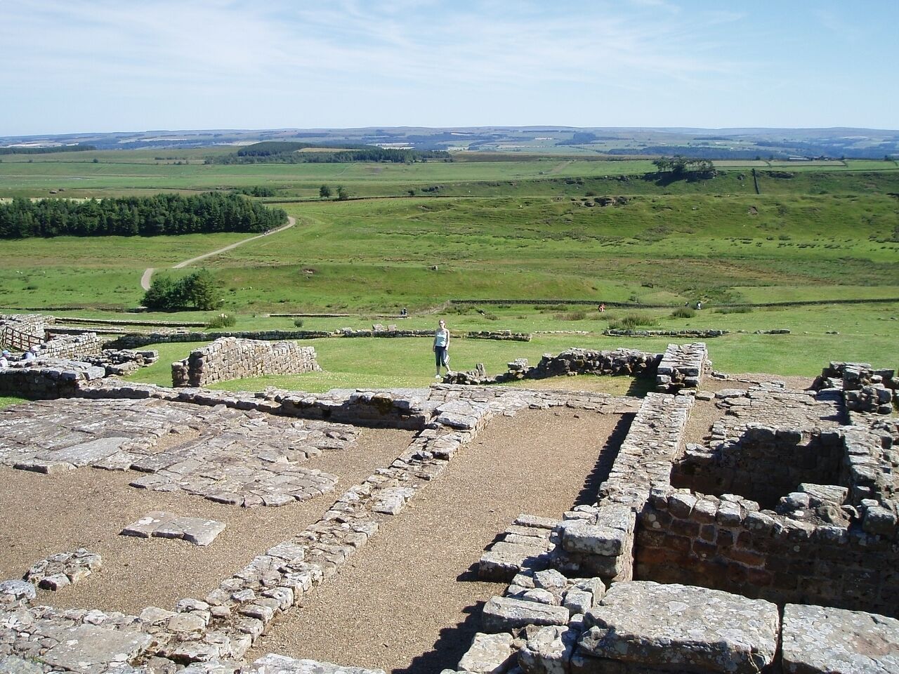 Praetoritum (Commandant's House) at Housesteads Roman Fort