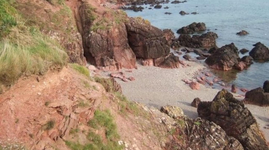 Beach and cliffs at Sandy Haven