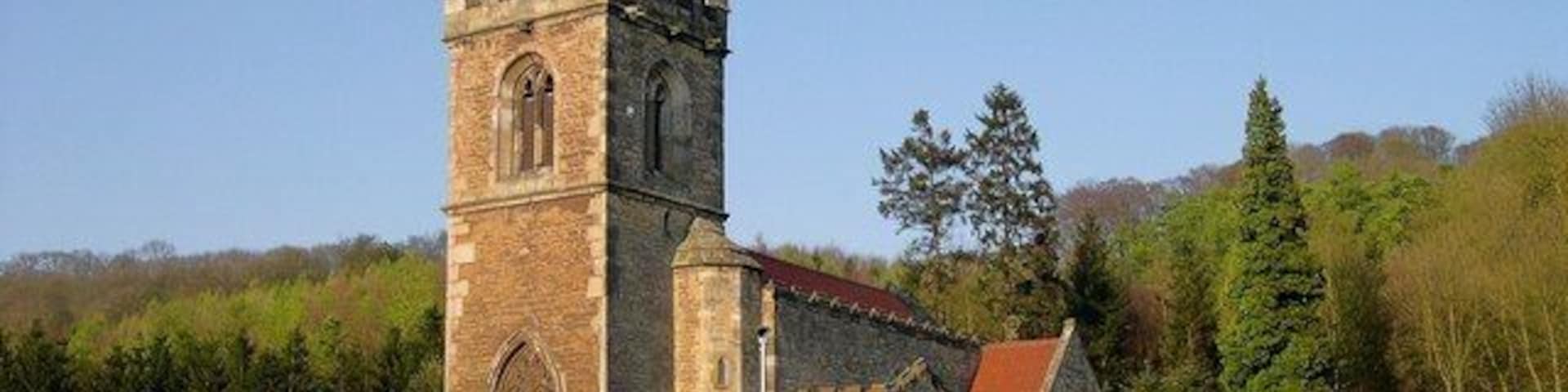 All Saints Church, Brantingham, East Riding of Yorkshire, England. Much restored by Street, 1872, but beautifully set in Brantingham Dale, just outside the village.