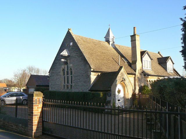 The Old School House Replaced by a more modern school next to the church, and converted into a house.