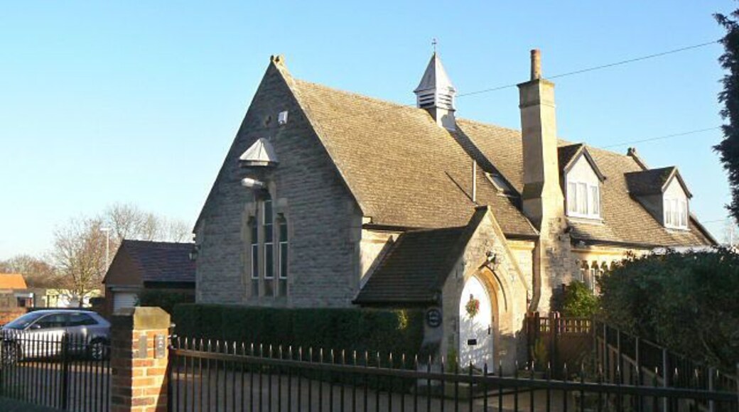 The Old School House Replaced by a more modern school next to the church, and converted into a house.