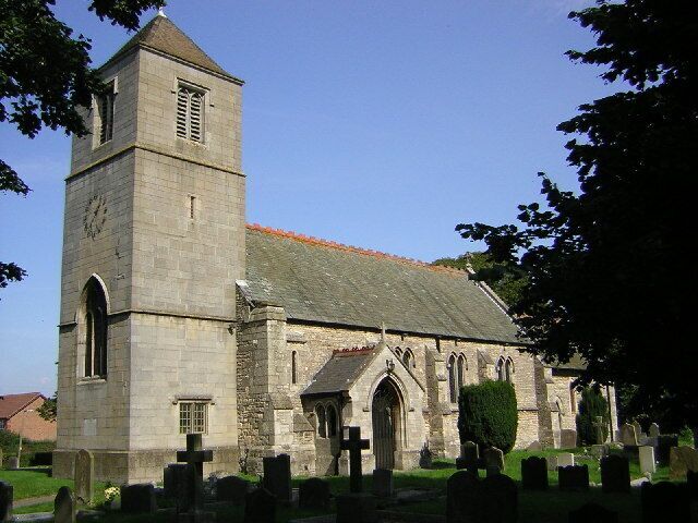 St.Hibald's church, Hibaldstow, Lincs. Hibaldstow literally means 'the burial place of Hibald'. St.Hibald was Abbot of Bardney in the 8th century, though why he was buried here is unclear. During the chancel rebuilding in 1864, the skeleton of a 'tall and powerful man' with a crozier was found in a stone coffin .... reputedly St.Hibald. The nave is by prolific local Victorian architect James Fowler in 1875 with a new tower added in 1958-60.