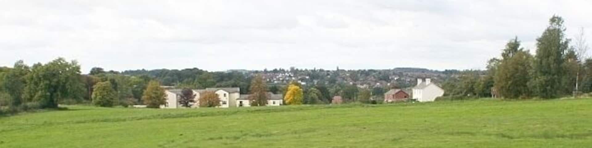 Common Land, Bromyard Part of the Bromyard Downs open access land. Taken from the road from Malvern with a view to Bromyard town in the distance.