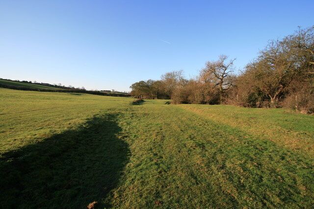 Lambley old road Running parallel to Lambley Dumble this old road would have been hedged on either side. The trackway is clearly visible on Richard Bankes' crown survey "Sherwood Forest In 1609"
