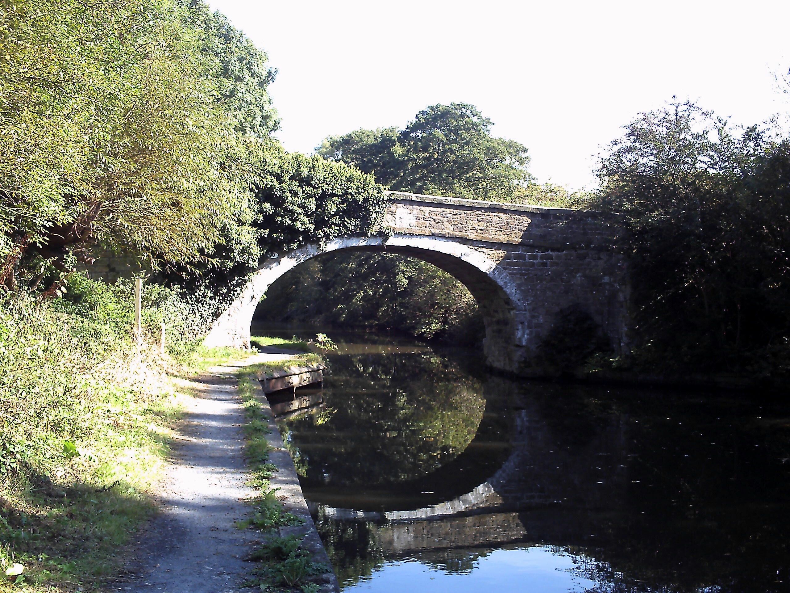 Lydiate Hill on the Leeds and Liverpool Canal actually bridge 18