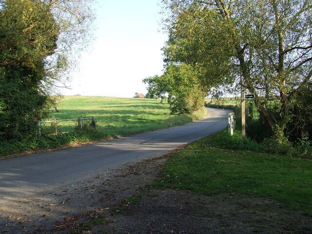 Christmas Lane Christmas Lane and footpath Metfield Suffolk.
