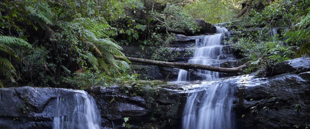 Walk down the dirt road until you see the split in the road with a sign. Head towards the falls loop by going down a pathway. Along this walk you'll come across many waterfalls and swimming pools. It's magic.